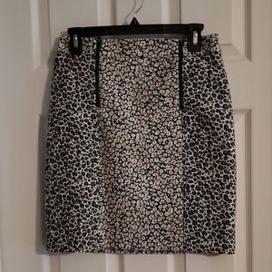 Ann Taylor animal print skirt